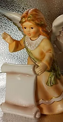 Vintage GOEBEL WEIHNACHT PORCELAIN ANGEL FIGURINE 5.5 INCHES TALL • $12.50