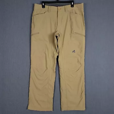 Eddie Bauer Pants Mens 36x30 (36x30) Khaki First Ascent Fleece Lined Cargos • $26.96