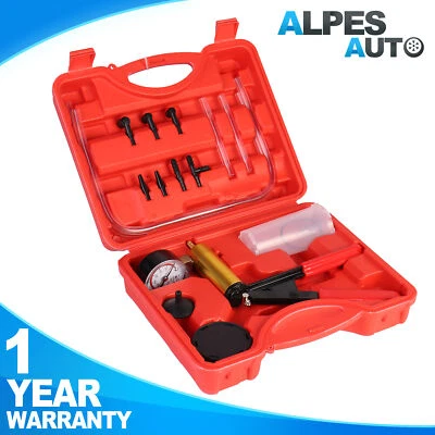 $20.89 • Buy Hand Held Brake Bleeder Vacuum Pressure Pump Tester Vacuum Gauge Kit Universal