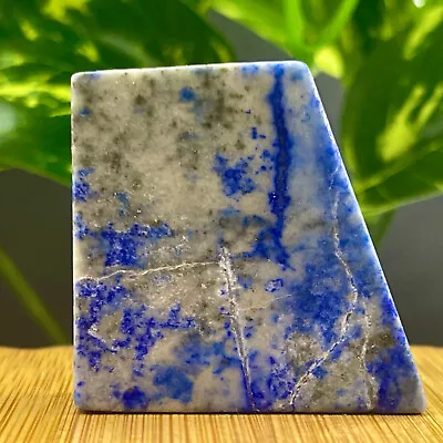 63G  Lapis Lazuli Freeform Rough Polishing Rolling Stone • $0.99