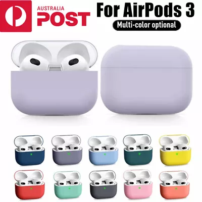 For Apple Airpods 3 Silicone Gel Case Protective Cover Skin Shockproof Cases • $4.95