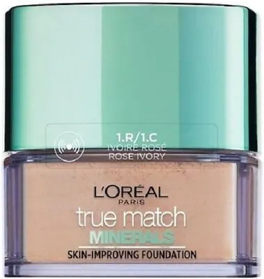 L'OREAL True Match Minerals Skin Improving Foundation 1.R/1.C Rose Ivory • £14.99