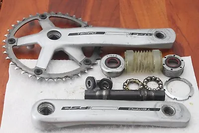 FSA Tempo Single Chainring Crankset W/ Shimano 600 Square Taper BB-6400 Axle • $49.99