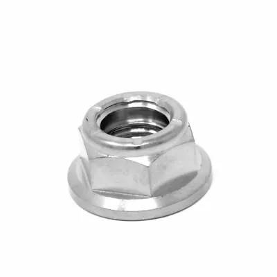 £3.96 • Buy M6 X1.0 Titanium Lock Nut ALL METAL Ti Locking Exhaust Manifold Locknut PACK
