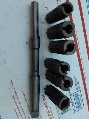 Shell Mill Holder MT3 With 6 Cutters  • $50