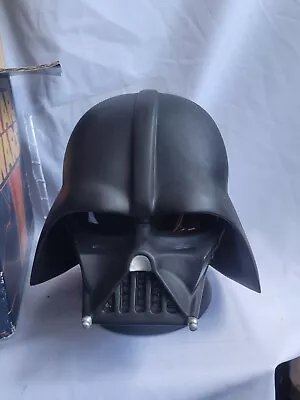 Darth Vader Helmet Light Star Wars Collectible Lamp Black 26cm LARGE • £69.95