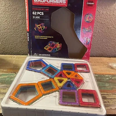 Magformers 63070 Magnetic Construction Set 62 Pieces Complete • $26.90