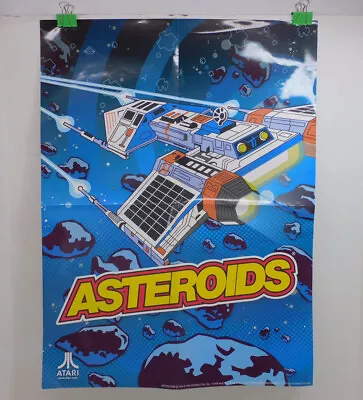 ATARI Asteroids Video Game Poster  (C)1979  Reprint 18 X 24 Ready To Frame • $10.76