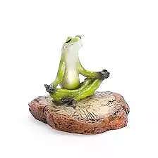 Miniature Dollhouse Fairy Garden Yoga Frog Meditating - Buy 3 Save $6 • $12.99