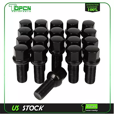 20X M14x1.5 17mm Hex Wheel Lug Bolts Nuts 28mm Shank For VW Golf Jetta Audi TT • $26.92