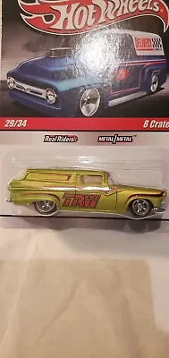 Hot Wheels Slick Rides TRW 8 Crate Antifreeze Real Riders Still On Card • $3