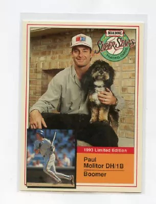 1993 Milkbone Superstars # 1 Paul Molitor  • $1.99