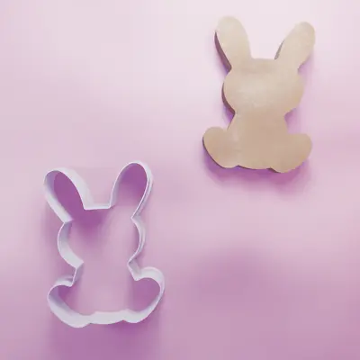 Easter Bunny Rabbit Cookie Cutter - Biscuit Cutter - Fondant Cutter - 3 Sizes • £5.50