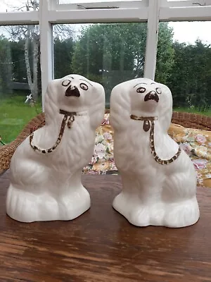 Antique Original Preowned Beswick Pair Flat Back Dogs 1378 -4 • £89