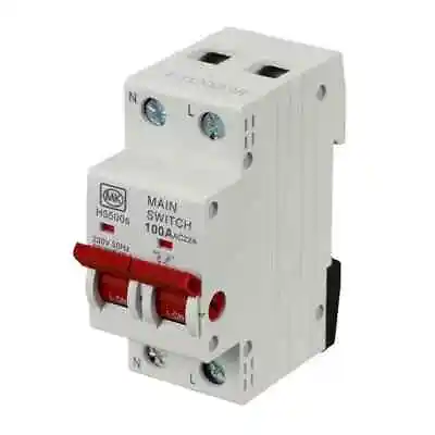 NEW MK Sentry 5500s (MK5500s) 100A Double Pole Main Switch Isolator • £7.95