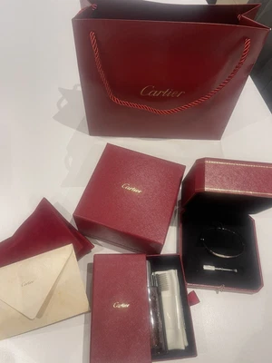 £3399 • Buy Cartier Love Bracelet Size 18 White Gold Small RRP £4550.00 18ct Papers Included