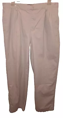 Chaps Pants Men's 36W X 32L Light Khaki 100% Cotton Pants • $8