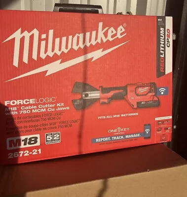 Milwaukee 2672-21 M18 18V Force Logic Cable Cutter Kit • $1799