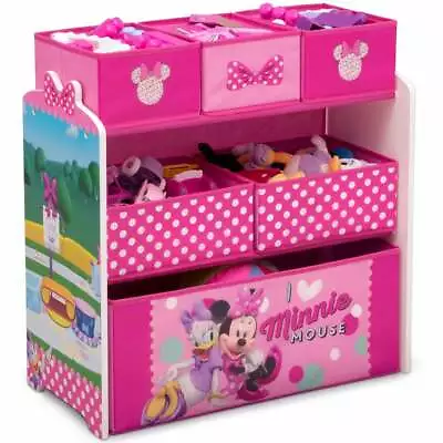 Minnie Mouse Pink Bow Toy Organizer Storage Bins Kids Playroom Box Chest Bedroom • $64.90