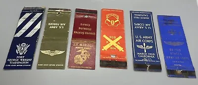 Military Matchbook Cover Lot • $9.99