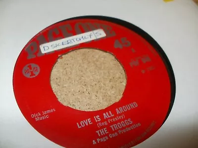 The Troggs- Love Is All Around Vinyl 7  45rpm P Jukebox • £2.35