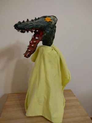 £10 • Buy Punch And Judy Puppets, Handmade From Paper Mache. 