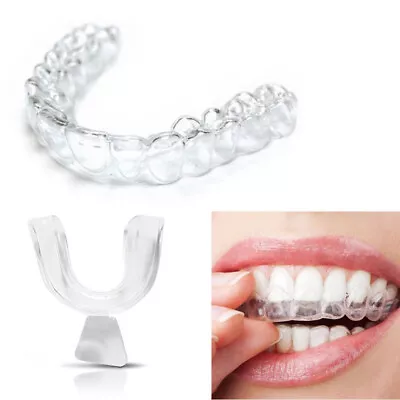 4x Silicone Night Mouth Guard Teeth Clenching Grind Dental Sleep Aid Supplies US • $0.99