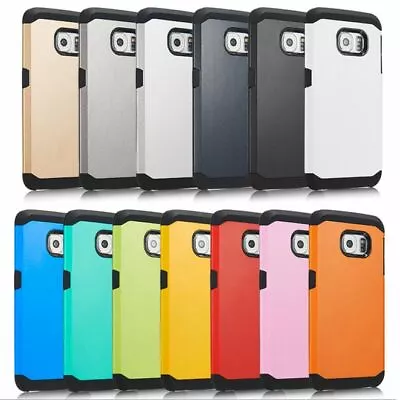 Shockproof Heavy Duty Case Tough Armor Gel Cover For Samsung Galaxy S7 & Edge • $7.95