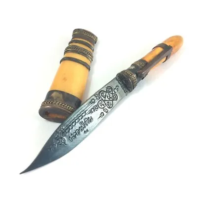 Dagger Knife Meed Mor Talisman LP TIM Holy Sword Thai Amulet Power Holy Protect • $29.98