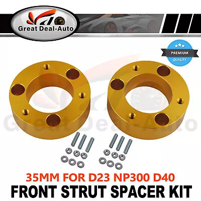 Pair 35mm Coil Strut Spacers 50mm Lift Up For Nissan Navara D23 NP300 D40 4X4 • $65