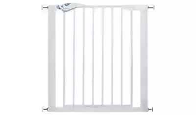 White Lindam Easy Fit Plus Deluxe Baby Safety Child Safety Gate 76 To 82cm • £14.99