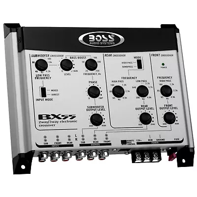 BOSS Audio Systems BX55 2-3 Way Pre-Amp Electronic Car Crossover • $49.99