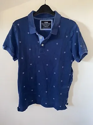 Jack & Jones Navy Polo Shirt Size M • £2