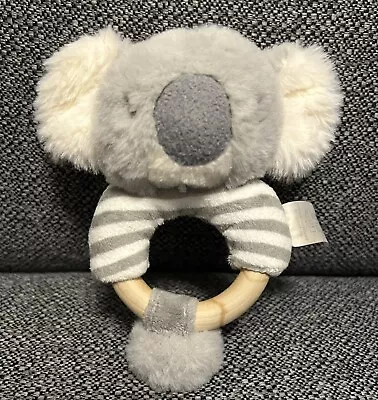 Keeleco Baby Ring Rattle Koala Toys Eco Friendly Soft Plush Free Postage • £7.99