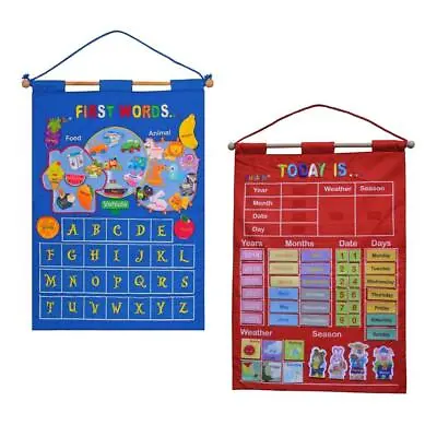 My Calendar Or Wall Hanging With Letters For Kids Living Room Bedroom Decor • £15.73