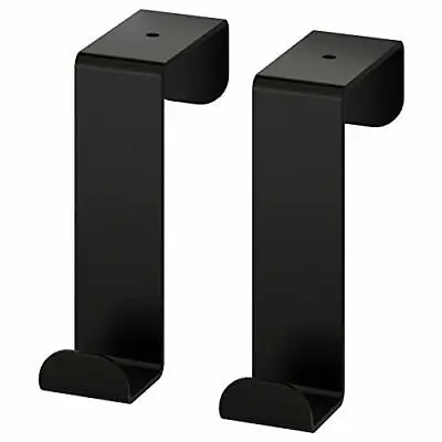 Ikea SKOGSVIKEN Space Saver Reversible Hooks For Door 2 Pack Black • £6.99