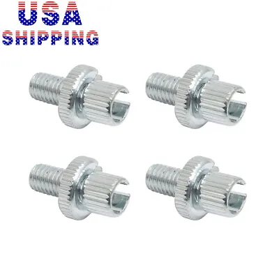 4pc 8mm Motorcycle Brake Clutch Cable Adjuster Nut Bolts For Honda Yamaha Suzuki • $7.59