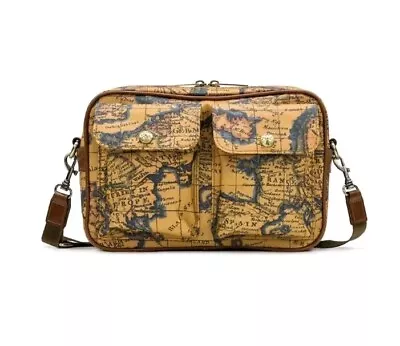 Patricia Nash Praiano Convertible Belt Bag-European Map Print-NWT • $89.95