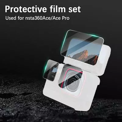 Lens Tempered Film Glass Screen Protector For Insta360 Camera Ace/Ace Pro U8J2 • $8.46