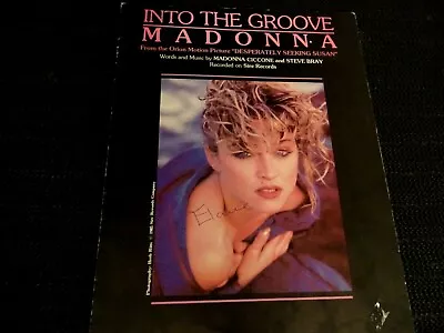 Madonna Sheet Music Into The Groove Ky 19510   Ref:20446 Rare • £6