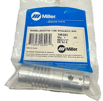 Miller Electric 199393 Barrel Radiator Tube Spoolmate 3545 Plasma Cutting • $42.79