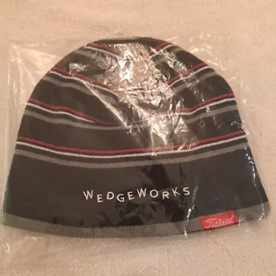 Titleist Wedgeworks Vokey Sawblade Design Beanie Hat Merino Wool Anti-microbial • $44.99