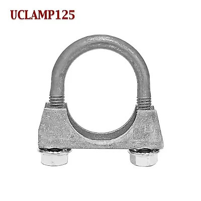 2 PACK 1 1/4  Exhaust Muffler Clamp U-Bolt Saddle Style For 1.25  Pipe • $10.93