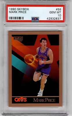 1990 Skybox #56 Mark Price GEM MINT PSA 10 Population 1 Of 2 • $97