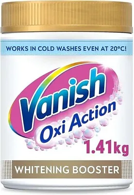 Vanish Gold Oxi Action Laundry Booster And Stain Remover For Whites 1.41 Kg | K • £8.10