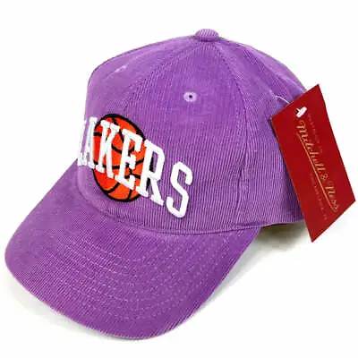 £41.30 • Buy LA Lakers Hat - Purple NBA Cord Arch Snapback - Mitchell & Ness