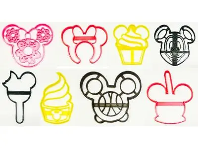 Mickey And Minnie Mouse Snack Inspired Food Dessert Treat Cookie Cutter Pr1443 • $20.99