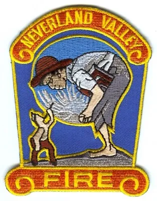 Neverland Valley Fire Department Michael Jacksons Ranch Patch California CA • $3.95