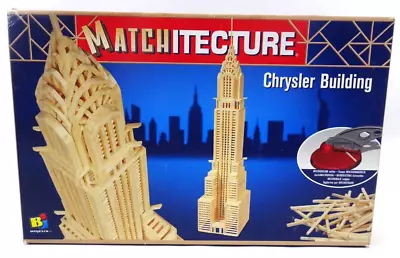 Matchitecture Model Art Craft Chrysler Building Kit Wood Construction NEW • $34