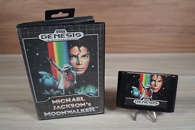 Michael Jackson's Moonwalker Sega Genesis Complete CIB - CLEAN! • $159.98